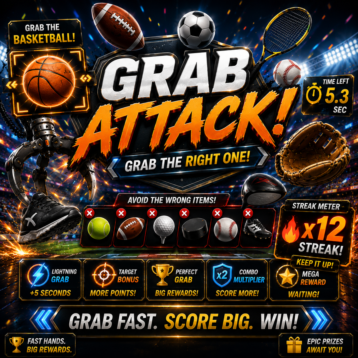 Grab Attack key art