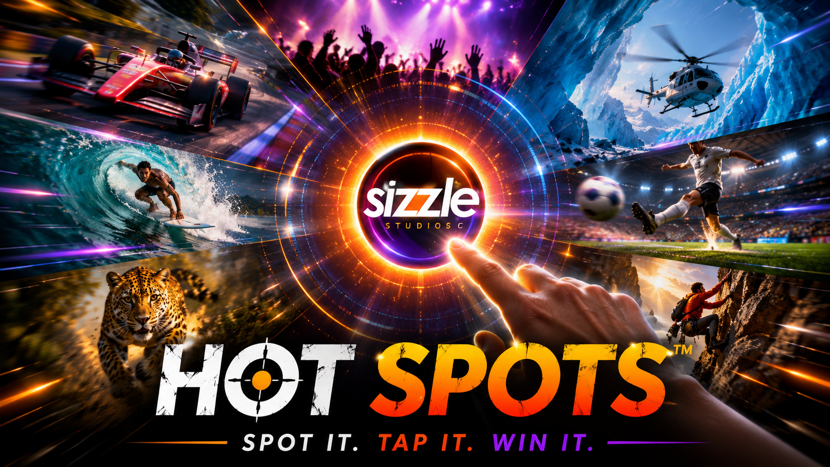 Sizzle Hot Spots — Spot it. Tap it. Win it.