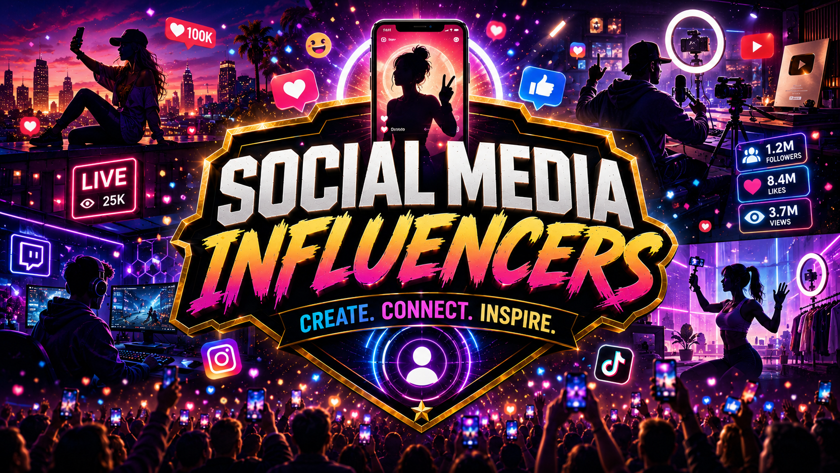 Social Media Influencers key art