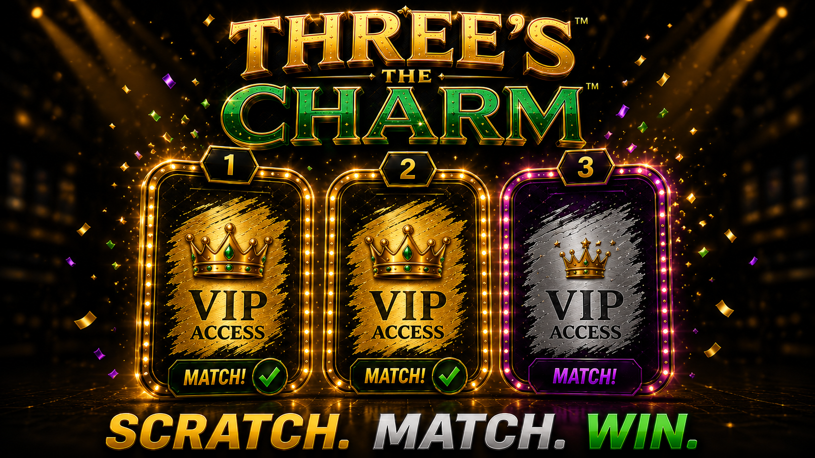 threes-the-charm key art