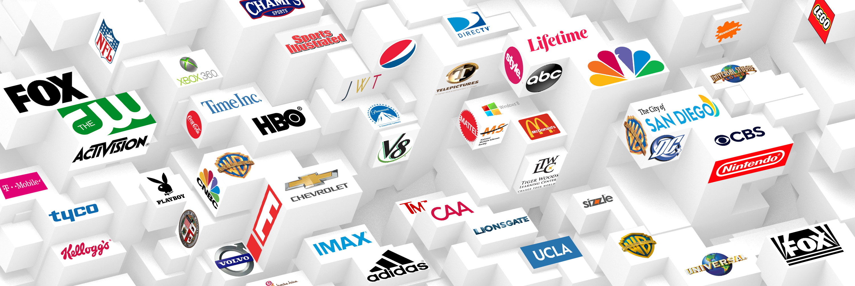 The Illusion Factory&reg; client roster &mdash; Warner Bros., Fox, NBC, CBS, HBO, Paramount, Universal, Nintendo, Adidas, McDonald&rsquo;s, and more